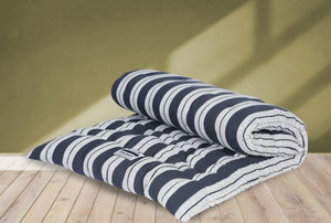COLOFLY Soft Cotton Multicolour Mattress / Gadda / Indoor/outdoor 4 inch Single Cotton Mattress