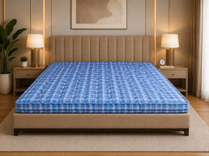 TEERAZ Premium Cotton Mattress 78x72 Inches (5 Inch Thick) Breathable & Durable 5 inch King Cotton Mattress