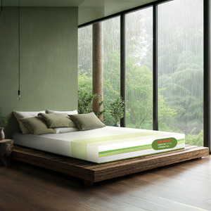 Duroflex Prana Natural with 100% Natual Pincore Latex, Organic Cotton Fabric 8 inch Single Pocket Spring Mattress