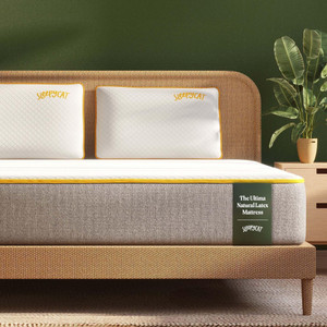 SleepyCat Ultima Natural Latex Mattress - Medium Soft | 100% Organic Latex - 10 inch King Latex Foam Mattress