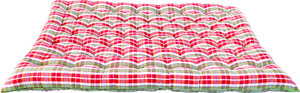 TEERAZ Cotton, Gadda Heavy Border Fiber Cotton Mattress For Floor & Bed Size (78x60x4) 4 inch Queen Cotton Mattress