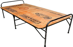 SteelCart Heavy Duty Wooden Folding Bed/Cot Portable Termite-Free Made in India Engineered Wood Single Bed, 183 cm x 92 cm (6.0 ft x 3.02 ft)