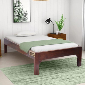 Meera Handicraft bed solid sheesham wood in queen size Delivery Condition - DIY(Do-It-Yourself)) Solid Wood Queen Bed