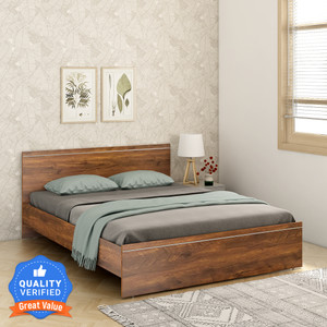 A GLOBIA CREATIONS Engineered Wood King Bed