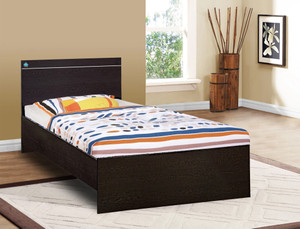 Delite Kom Jazz Single Bed | No Storage | Installation Included Engineered Wood Single Bed, 194.5 cm x 93.4 cm (6.38 ft x 3.06 ft)