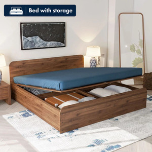 Wakefit Astra Engineered Wood King Hydraulic Bed, 209 cm x 180 cm (6.86 ft x 5.91 ft)