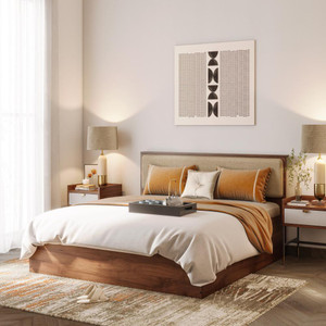 Wakefit TAURUS Engineered Wood King Box Bed