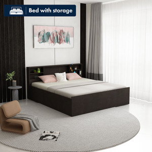 SIVOM Eden Box Bed with Storage Engineered Wood King Box Bed Engineered Wood King Box Bed, 187 cm x 216.5 cm (6.14 ft x 7.1 ft)
