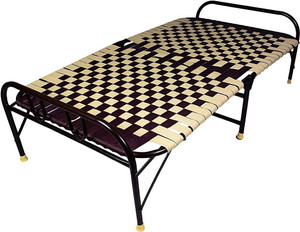 COMFORT Creation (2 in 1 color Niwar) folding bed with Heavy quality Metal Queen Bed, 182.88 cm x 106.68 cm (6.0 ft x 3.5 ft)