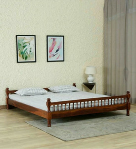 WoodMart Furniture Solid Wood King Bed