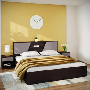 Interio by Godrej Hannah Engineered Wood King Box Bed, 216.1 cm x 190 cm (7.09 ft x 6.23 ft)