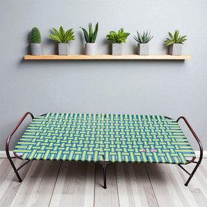 RAMB Premium Metal Single Bed Special Size Cot Metal Single Bed, 85 cm x 86 cm (2.79 ft x 2.82 ft)