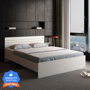 A GLOBIA CREATIONS Kane Engineered Wood Queen Bed