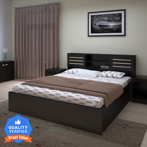 Flipkart Perfect Homes Waltz Engineered Wood Queen Box Bed