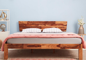 Wakefit Auriga Sheesham Solid Wood Queen Bed