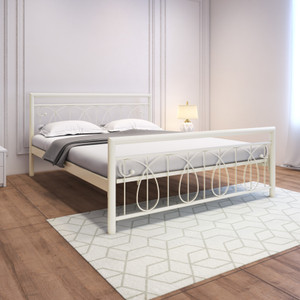 homdec Lyra Metal Queen Bed, 198 cm x 160 cm (6.5 ft x 5.25 ft)