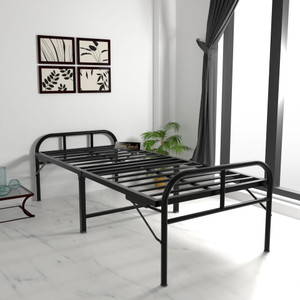 HoneyTouch Folding Metal Single Bed