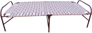 N A STEEL WORKS BED001 Metal Single Box Bed Metal Single Box Bed