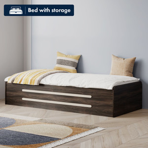 Wakefit Engineered Wood Double Box Bed, 186 cm x 80.9 cm (6.1 ft x 2.65 ft)