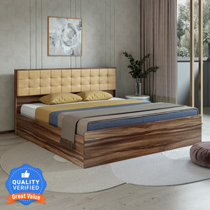 A GLOBIA CREATIONS Alvin Engineered Wood King Box Bed