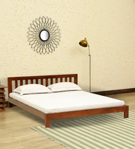 Flipkart Perfect Homes Sheesham Wooden Bed Queen Size Solid Wood For Bedroom Solid Wood Queen Bed