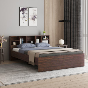 A GLOBIA CREATIONS Nexon Engineered Wood King Bed
