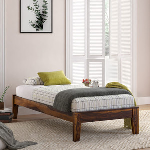 Flipkart Perfect Homes PureWood Sheesham Single Bed