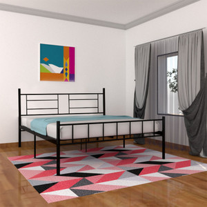 Flipkart Perfect Homes Studio Berlin Metal Queen Bed, 206 cm x 155 cm (6.76 ft x 5.09 ft)