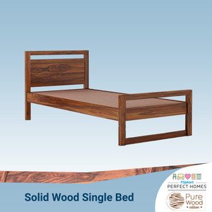 Flipkart Perfect Homes Sheesham Solid Wood Solid Wood Single Bed