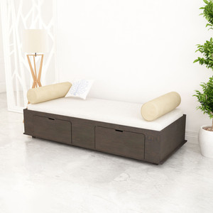 SIVOM Cyprus Multipurpose Diwan/Single Bed with Storage Engineered Wood Single Box Bed, 81 cm x 188 cm (2.66 ft x 6.17 ft)