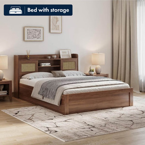 Wakefit Tesser Engineered Wood Queen Box Bed, 224.3 cm x 160.5 cm (7.36 ft x 5.27 ft)