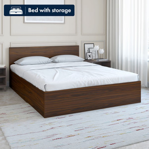 Nilkamal Arthur with Storage Engineered Wood Queen Box Bed, 204.5 cm x 157.6 cm (6.71 ft x 5.17 ft)