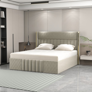 CARLTON LONDON Engineered Wood King Box Bed