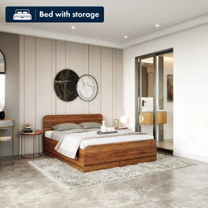 Wakefit Astra Engineered Wood Queen Box Bed, 156.9 cm x 209.7 cm (5.15 ft x 6.88 ft)