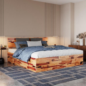Wakefit Auriga Solid Wood King Box Bed
