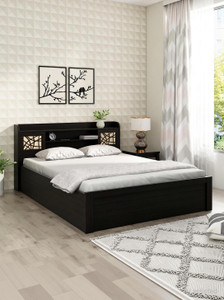 SPACEWOOD MAYFLOWER Engineered Wood King Hydraulic Bed, 2210 mm x 1890 mm (72.51 ft x 62.01 ft)