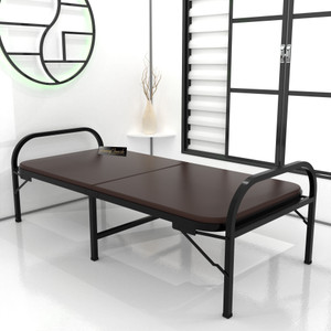 HoneyTouch Atlas Folding Bed Single with Mattress |No Assembly Required Metal Single Bed, 182 cm x 76 cm (5.97 ft x 2.49 ft)