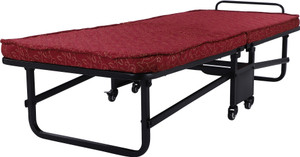 spacepanda Edison Metal Single Box Bed