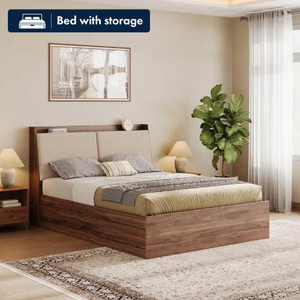 Wakefit Mars Engineered Wood Queen Box Bed, 220 cm x 160 cm (7.22 ft x 5.25 ft)