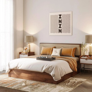 Wakefit TAURUS Engineered Wood King Box Bed, 209.7 cm x 187.4 cm (6.88 ft x 6.15 ft)