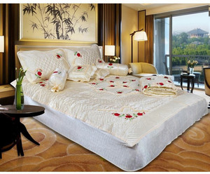 Chelsi Satin Double King Sized Bedding Set