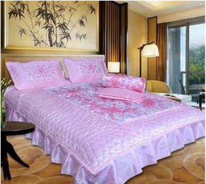 Flyrra Satin Double King Sized Bedding Set