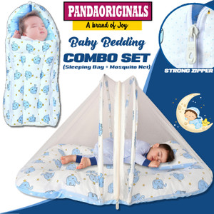 Pandaoriginals Cotton Baby Bed Sized Bedding Set