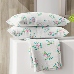 Layers 225 TC Cotton Blend Double Printed Flat Bedsheet