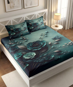 IWS Cotton King Flat 210 TC 7D Digital 1 Bedsheet