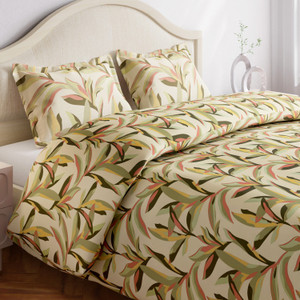 haus & kinder 144 TC Cotton King Printed Flat Bedsheet