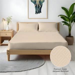 Dream Weaverz Polycotton King Fitted (Elastic) 260 TC Abstract Bedsheet