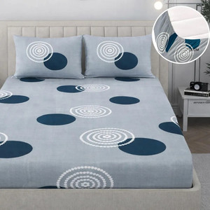 vashek King Fitted Microfiber Bedsheet with Pillow Covers - Image 6