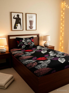Flipkart Perfect Homes 240 TC Single Fitted Bedsheet - Image 4