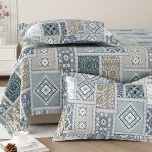 Homeful Style Microfiber Single Flat 160 TC Printed 1 Summer Bedsheet